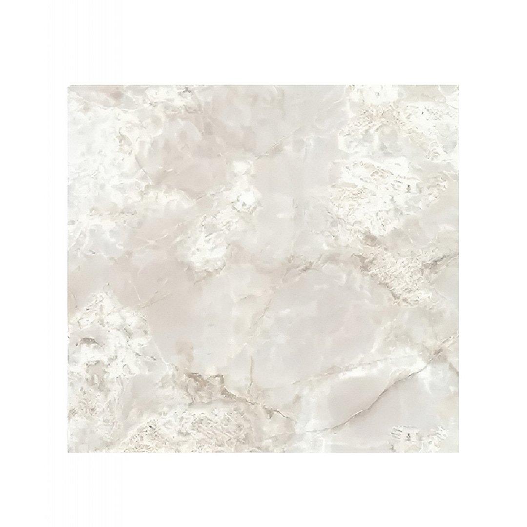ANYHOUZ 10pcs Vinyl Floor Tile Off White Smudge Pattern Waterproof