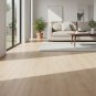 ANYHOUZ 5pcs Vinyl Floor Tile Natural Oak Wood Grain Waterproof