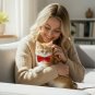 ANYWAGS Cat Collar Red Bow with Bell, Safety Buckle & Durable Strap, Small