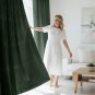 Anydrape 150cm Green Velvet Blackout Curtains for Living Room & Bedroom