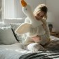 Anypillow Side Sleep Body Pillow Cute Huge White Goose Stuffed Animal Sleeping Pillow