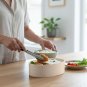 Anygleam Natural Wooden Bento Lunch Box Food Kitchen Tableware