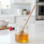 Anygleam 10pcs Wooden Honey Dipper Sticks, Natural Brown Kitchen Tableware