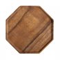 Anygleam Acacia Wood Serving Tray, Natural Diagonal Plate Tableware