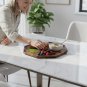 Anygleam Acacia Wood Serving Tray, Natural Diagonal Plate Tableware