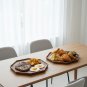 Anygleam Acacia Wood Serving Tray, Natural Diagonal Plate Tableware