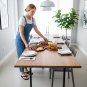 Anygleam Acacia Wood Serving Tray, Natural Diagonal Plate Tableware