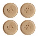 Anygleam Natural Wood 4pcs Wooden Cup Coaster Kitchen Tools Accessories Anygleam Natural Wood 4pcs Wooden Cup Coaster Kitchen Tools Accessories
