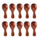 Anygleam Dark Brown 10 pcs Wooden Kitchen Spoon Kitchen Tableware Anygleam Dark Brown 10 pcs Wooden Kitchen Spoon Kitchen Tableware