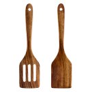 Anygleam Wood 2pcs Kitchen Spatula Food Kitchen Tableware
