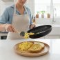 Anygleam Natural Wood 3pcs Round Wooded Plates Food Kitchen Tableware