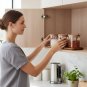 Anygleam Transparent 3pcs Spice Jars Glass Jars Food Kitchen Tableware