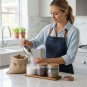 Anygleam Transparent 3pcs Spice Jars Glass Jars Food Kitchen Tableware