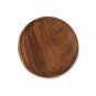 Anygleam Light Brown 4pcs Wooden Plate Serving Tray Food Kitchen Tableware