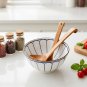 Anygleam Natural Superba 2pcs Wooden Spoon Soup Kitchen Tableware