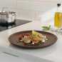 Anygleam Natural Brown 4pcs Wooden Plate Food Kitchen Tableware