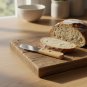 Anygleam Natural Brown 3pcs Wooden Butter Knife Kitchen Food Kitchen Tableware