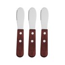 Anygleam Dark Brown 3pcs Wooden Butter Knife Kitchen Food Kitchen Tableware Anygleam Dark Brown 3pcs Wooden Butter Knife Kitchen Food Kitchen Tableware