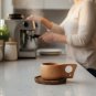 Anygleam Brown Style 2 Wooden Cup Coffee Mug Kitchen Tools Accessories