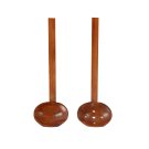 Anygleam Brown 2pcs Wooden Ladle Mix Style Food Kitchen Tableware Anygleam Brown 2pcs Wooden Ladle Mix Style Food Kitchen Tableware
