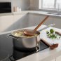 Anygleam Brown 2pcs Wooden Ladle Mix Style Food Kitchen Tableware