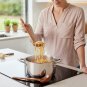 Anygleam Brown 2pcs Wooden Ladle Food Kitchen Tableware