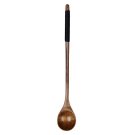 Anygleam Natural Brown 6pcs Wooden Tea Long Spoon Kitchen Tableware Anygleam Natural Brown 6pcs Wooden Tea Long Spoon Kitchen Tableware