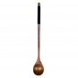Anygleam Natural Brown 6pcs Wooden Tea Long Spoon Kitchen Tableware