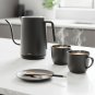 Anygleam Wooden Black 6pcs Wooden Tea Long Spoon Kitchen Tableware