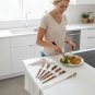 Anygleam Brown 6pairs Wooden Chopsticks Reusable Kitchen Tableware