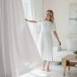 Anydrape 150cm Beige Waffle Plaid Curtain for Living Room & Bedroom