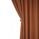 Anydrape 100cm Orange Velvet Blackout Curtains for Living Room & Bedroom Anydrape 100cm Orange Velvet Blackout Curtains for Living Room & Bedroom