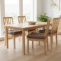 ANYHOUZ Non Slip Square Stool Cushion Soft Washable Cover