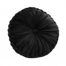 ANYHOUZ Round Pleated Velvet Pillow Soft Cushion Fill ANYHOUZ Round Pleated Velvet Pillow Soft Cushion Fill