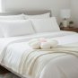 Anypillow White Daisy Throw Pillow with Plush Cushion