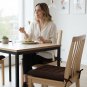 ANYHOUZ Non Slip Square Stool Cushion Soft Washable Cover