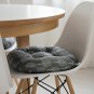 Anypillow Dark Gray Seat Cushion with Tee Print