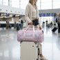 Anymom Pink Unicorn Diaper Bag Shoulder Bag with Internal Zip Pocket, Waterproof