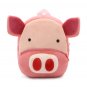 ANYKIDZ 3D Pink Pig Kids Backpack, Cute Cartoon Plush Bag for Boys & Girls