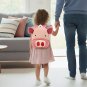ANYKIDZ 3D Pink Pig Kids Backpack, Cute Cartoon Plush Bag for Boys & Girls