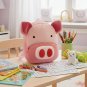 ANYKIDZ 3D Pink Pig Kids Backpack, Cute Cartoon Plush Bag for Boys & Girls