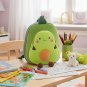 ANYKIDZ 3D Yellow Avocado Kids Backpack, Cute Cartoon Plush Bag for Boys & Girls
