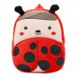 ANYKIDZ 3D Red Ladybug Kids Backpack, Cute Cartoon Plush Bag for Boys & Girls