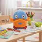 ANYKIDZ 3D Blue Crab Kids Backpack, Cute Cartoon Plush Bag for Boys & Girls