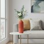 ANYDECO Flower Vase Rosy Red Large Nordic Style Pot Room Home Decor