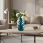 ANYDECO Flower Vase Blue Large Meteorite Nordic Style Table Decor