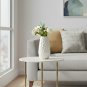 ANYDECO Flower Vase White Large Meteorite Nordic Style Table Decor