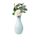 ANYDECO Flower Vase Light Green Small Wave Lines Pattern Nordic Pot Home Decor