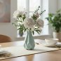 ANYDECO Flower Vase Light Green Medium Geometric Style Nordic Pot Home Decor