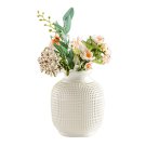 ANYDECO Flower Vase White Medium Nordic Plastic Pot Home Decor ANYDECO Flower Vase White Medium Nordic Plastic Pot Home Decor